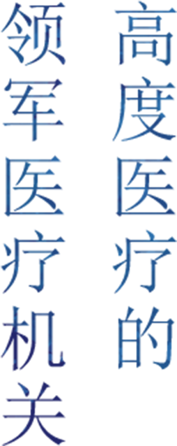 高度医疗的 领军医疗机关